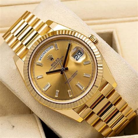 rolex day date yellow gold 40mm|rolex day date 228238.